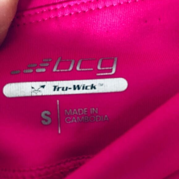 BCG Hot Pink Mesh Athletic Active Leggings S - Picture 5 of 6